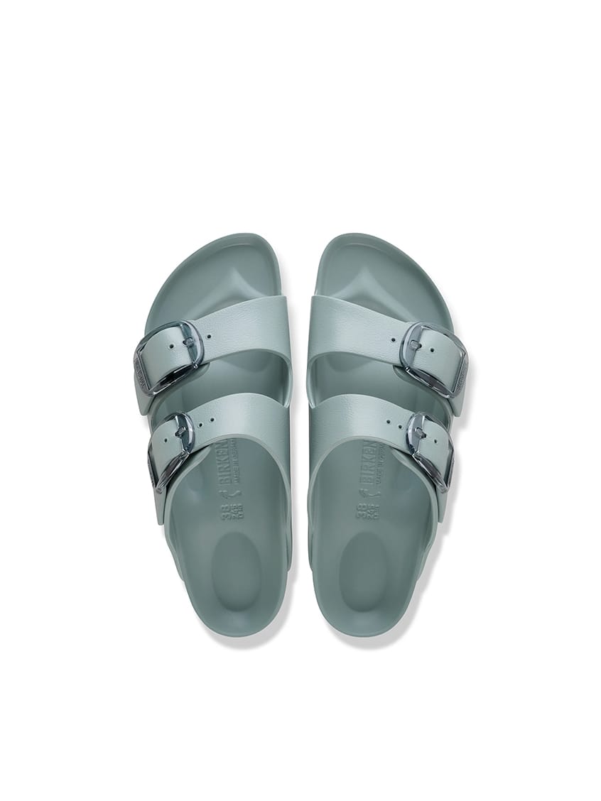 Ghost mannequin of sage arizona birkenstock beach sandal