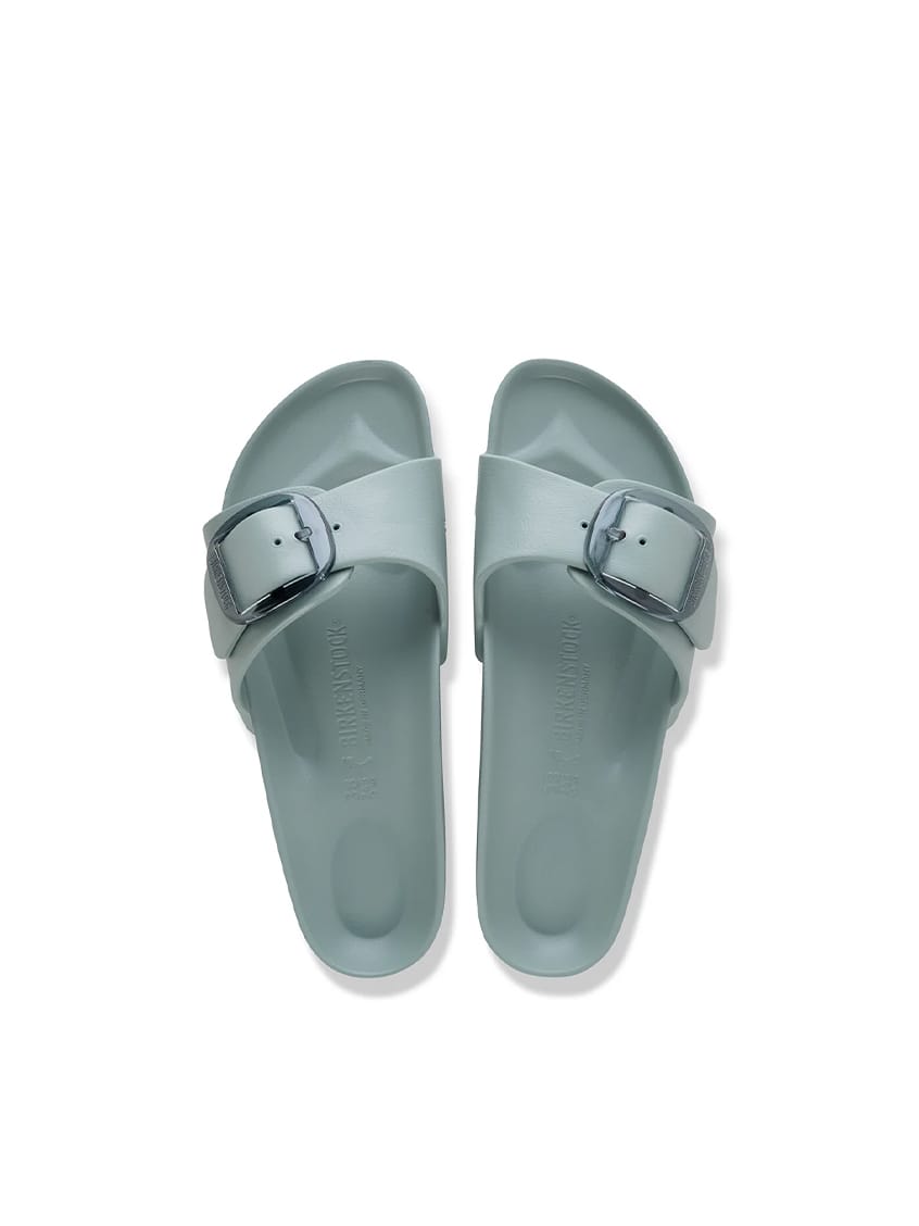 Ghost mannequin of sage beach birkenstock sandal