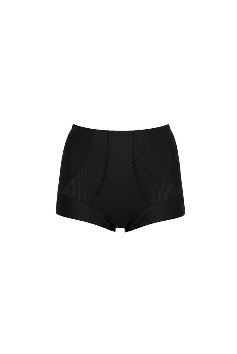 Black shorts on a white background