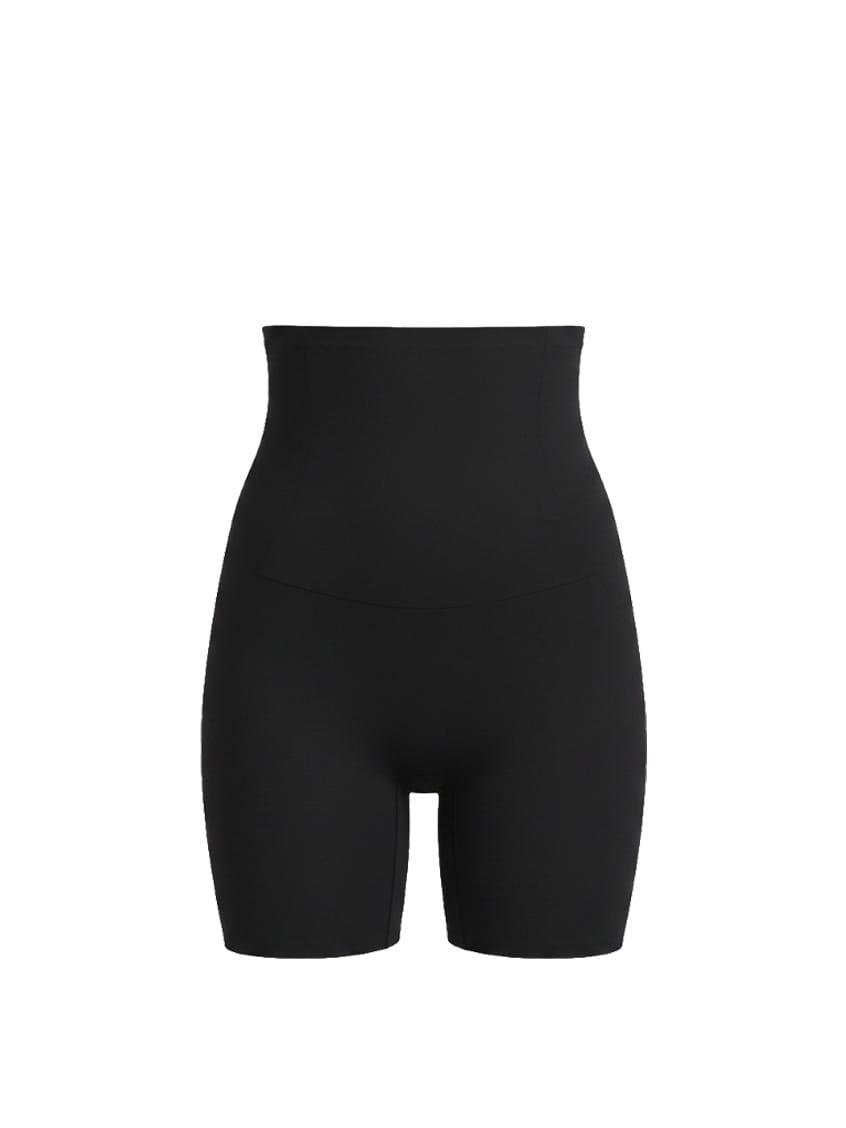 High waisted black short