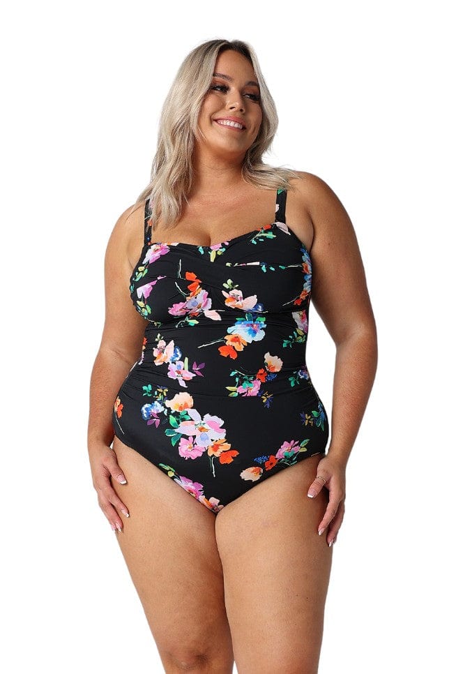 Malibu Twist Front Bandeau One Piece