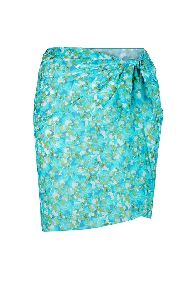 Aqua blue calypso light weight mesh skirt Australia
