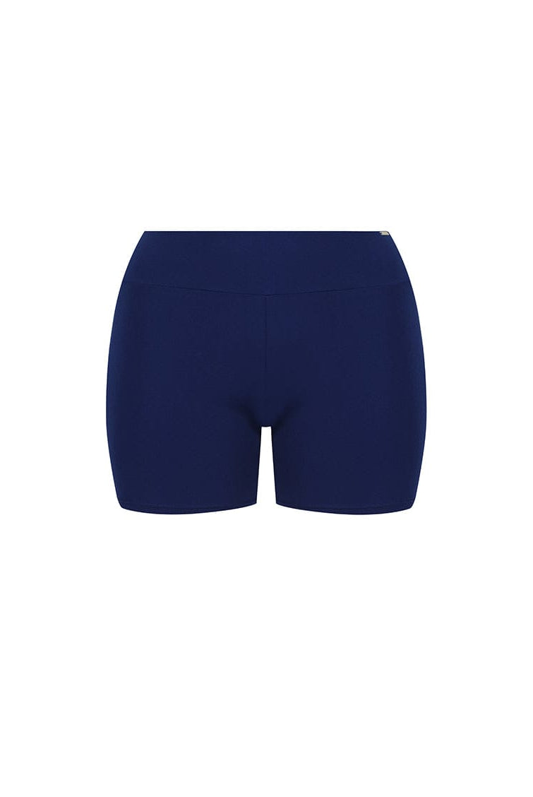 Ghost mannequin navy boyleg swim pant