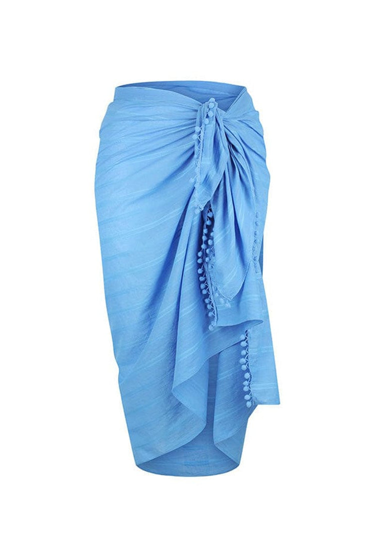 provence blue extra long sarong