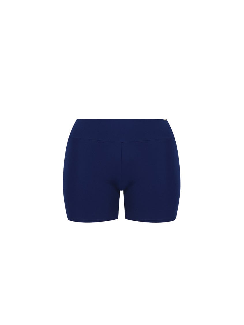 Ghost mannequin navy boyleg swim pant