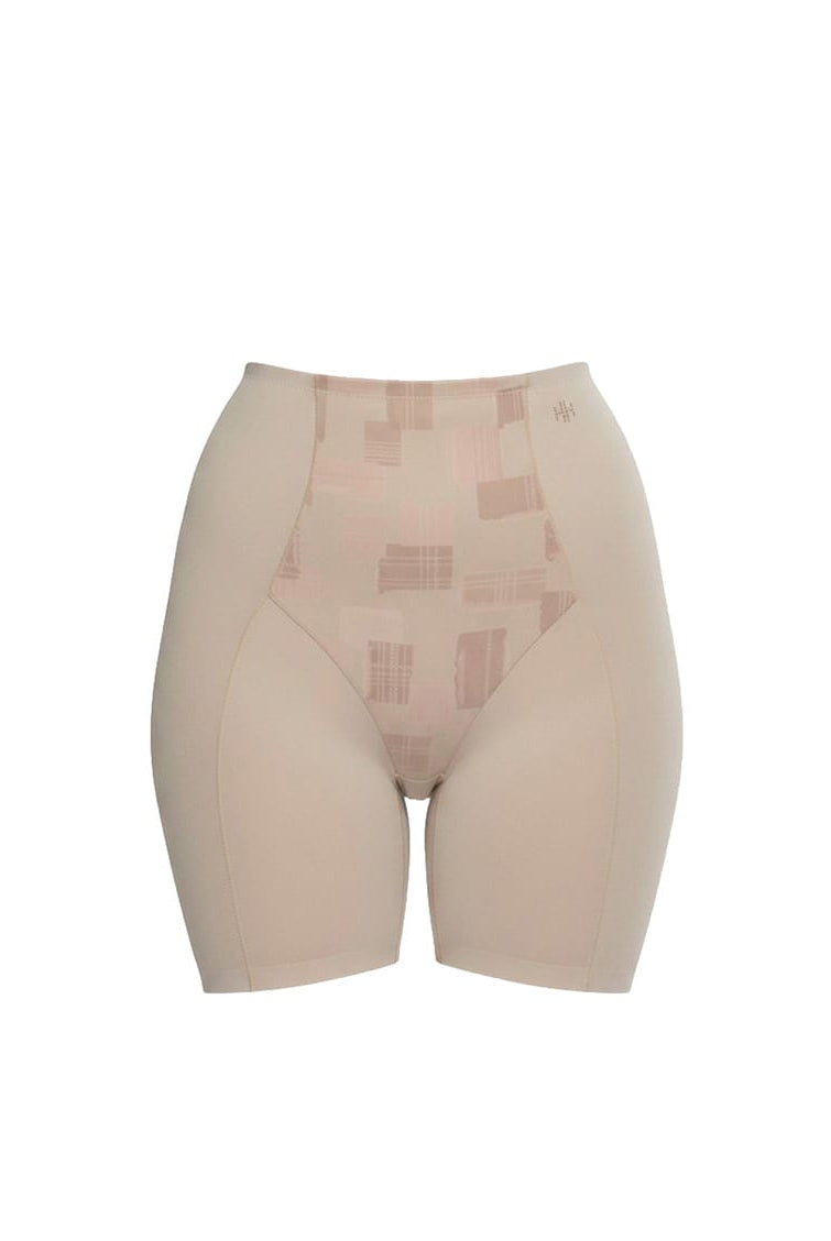 Beige shapewear on a white background