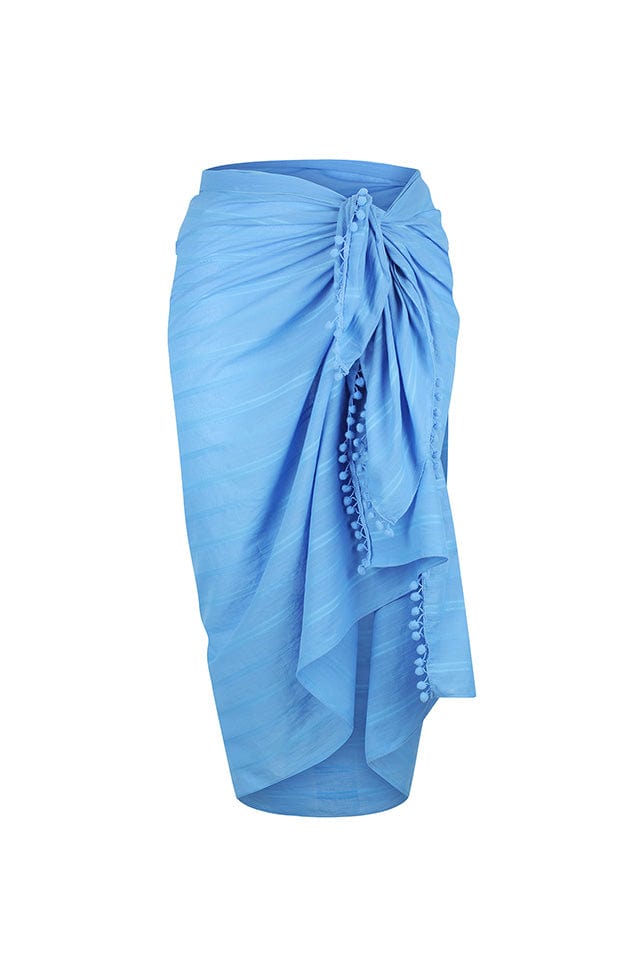 provence blue extra long sarong