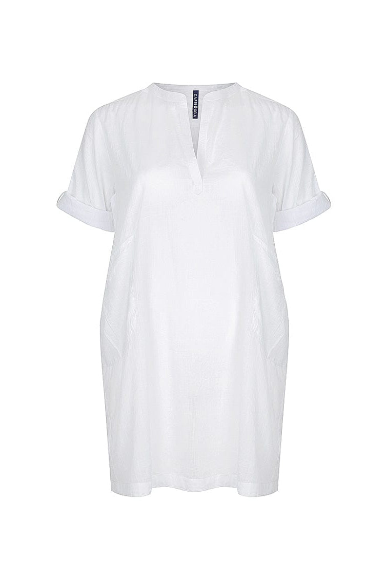 Ghost mannequin of cotton overshirt for curve women