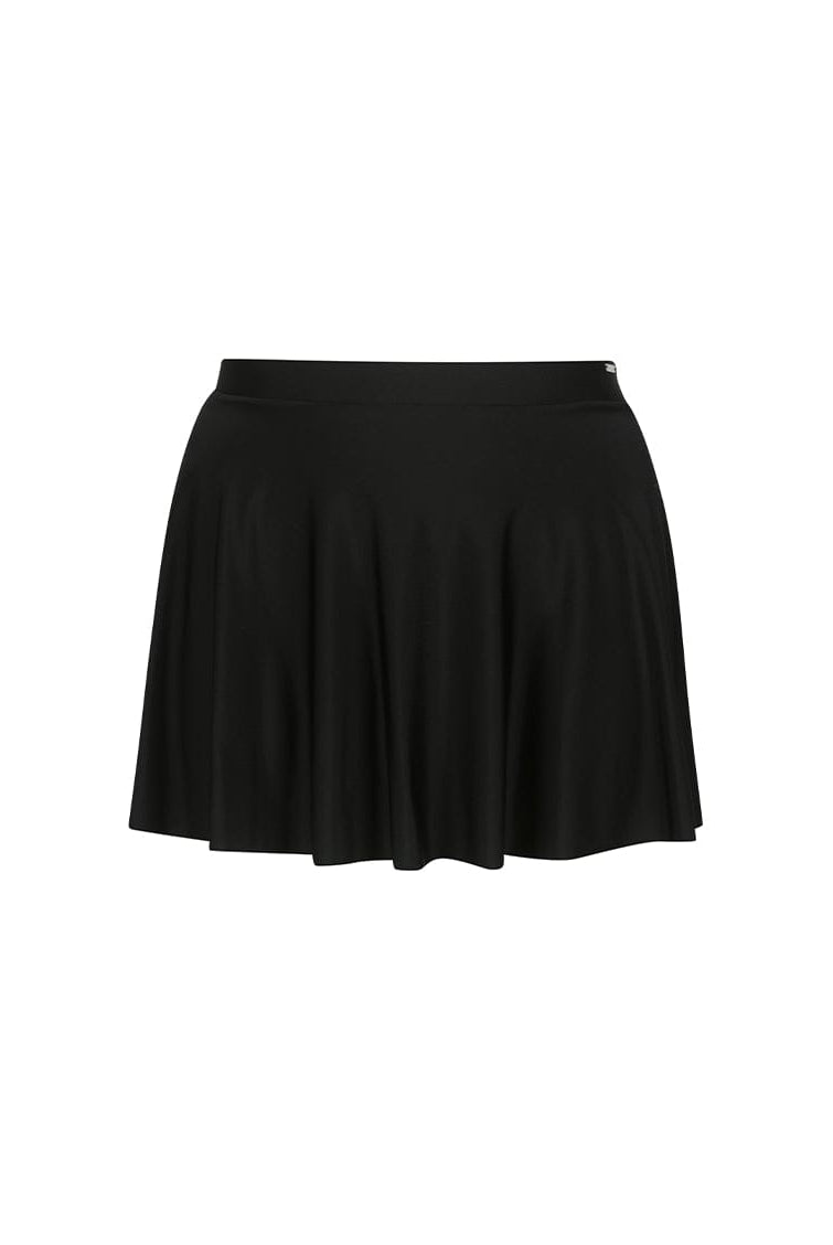 Ghost mannequin black skater skirt