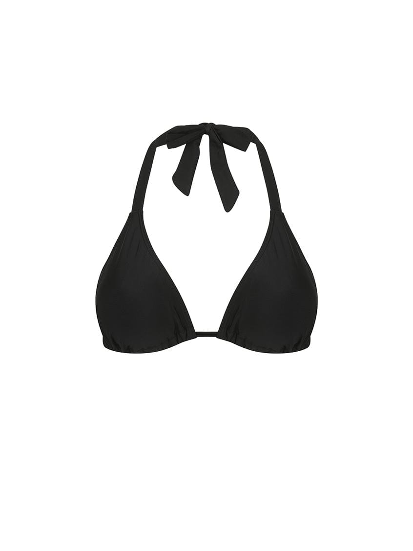 black triangle bikini top
