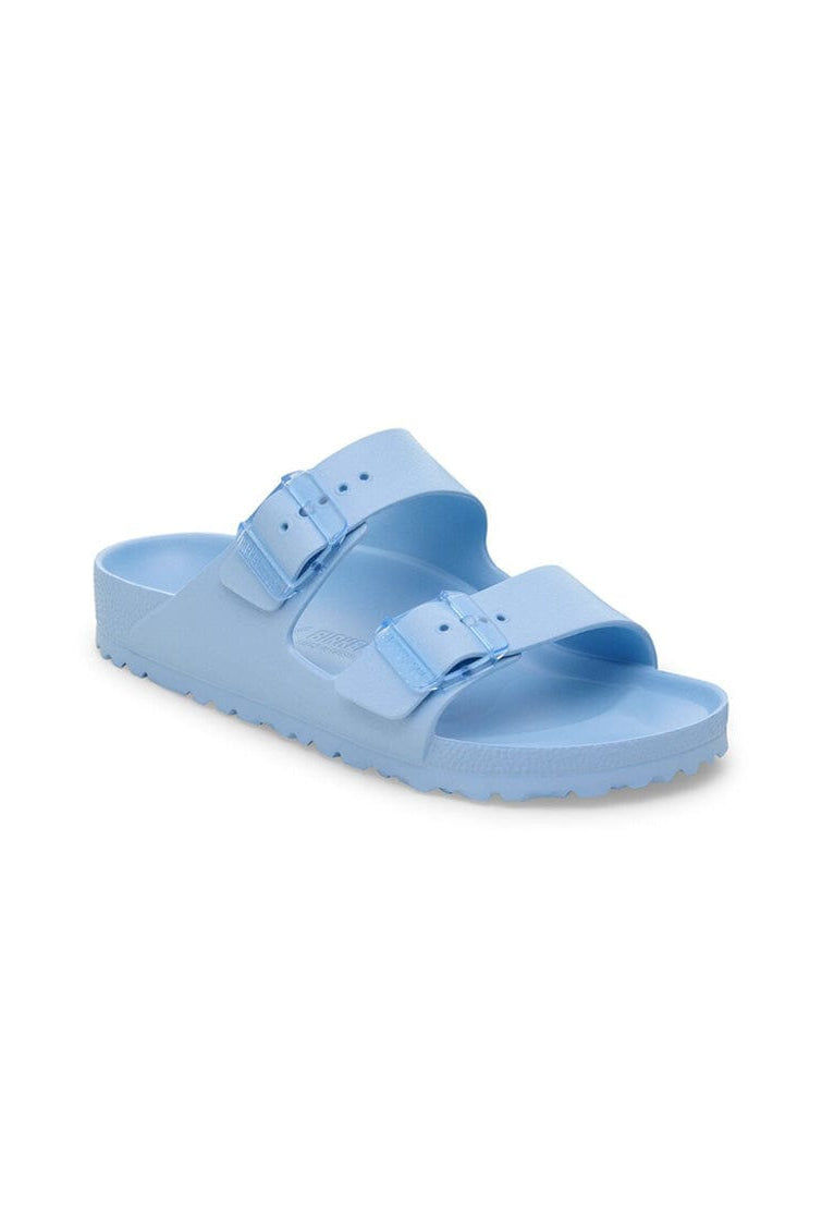 Blue sandal on a white background