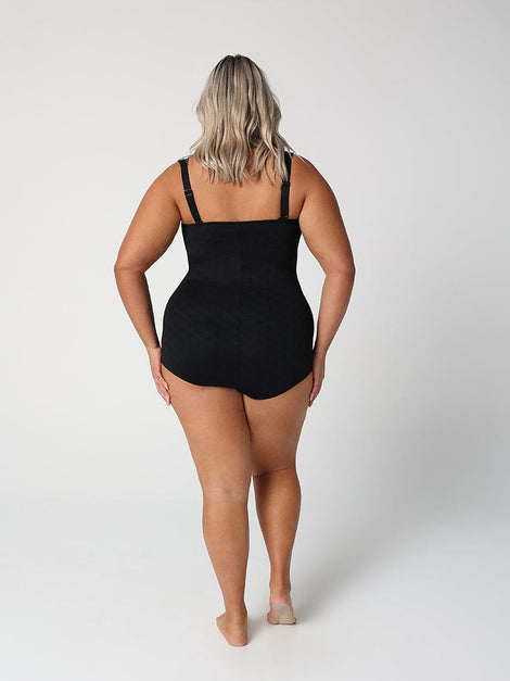 Acapulco Black Retro Skirted One Piece