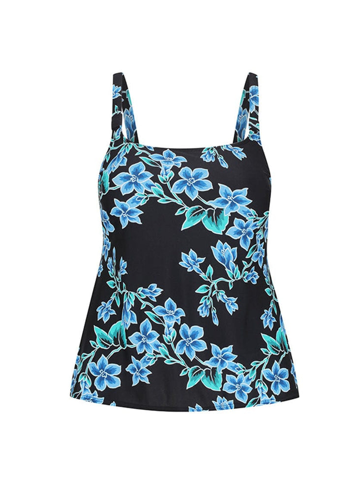 Bahamas Blue Tank Tankini Top | Sizes 10-22 – Curvy Swimwear Australia