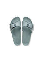 Ghost mannequin of sage beach birkenstock sandal