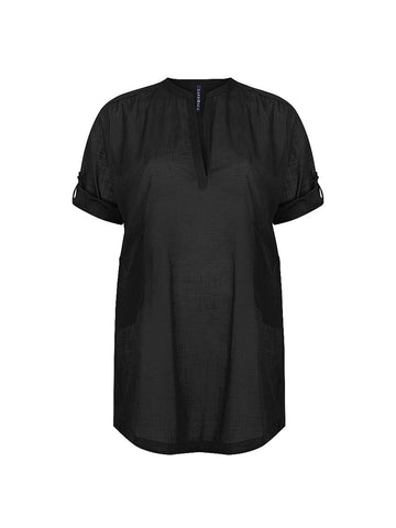 Cotton Overshirt Black