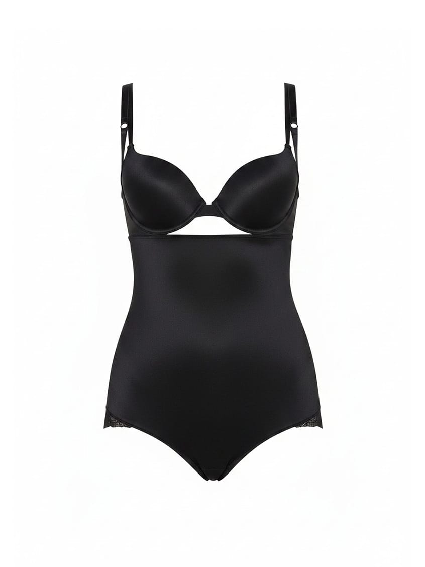 Black body one piece on a white background