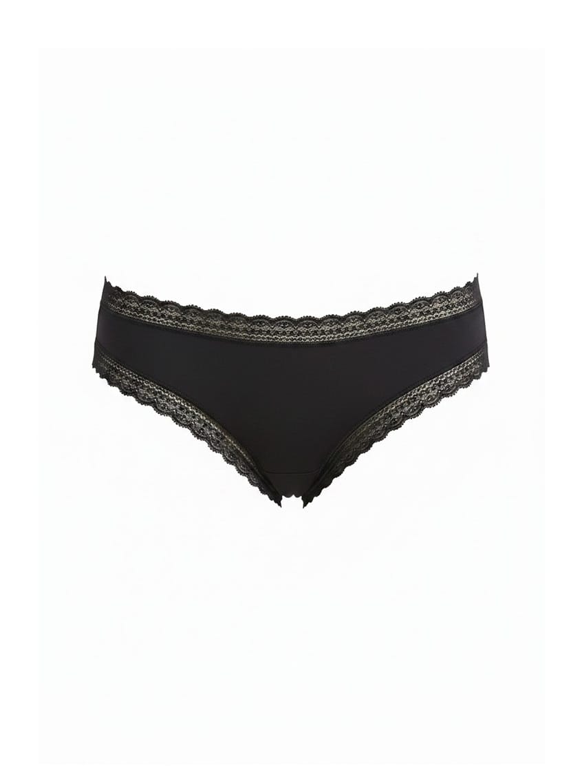 Ghost mannequin of g string with trim lace