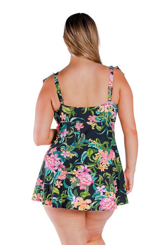 Bora Bora Frill Swim Dress