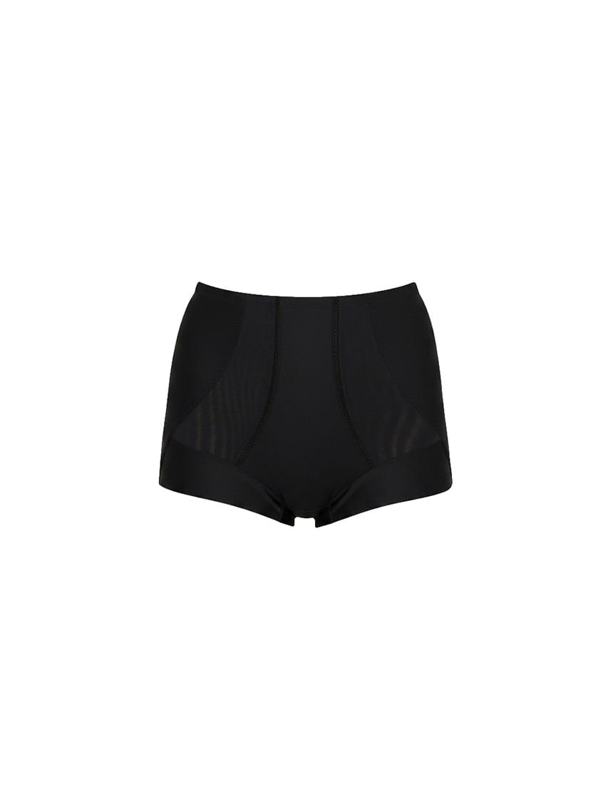 Black shorts on a white background