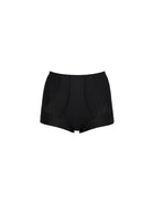 Black shorts on a white background