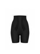 Black shapewear shorts on a white background