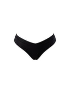 Black bikini bried underwear with criss cross detail