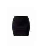 Black modal slip skirt