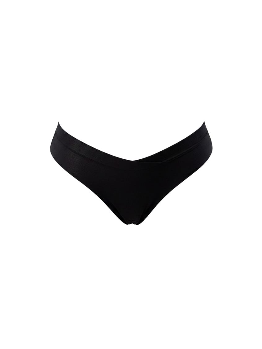 Black high waisted cheeky underwear