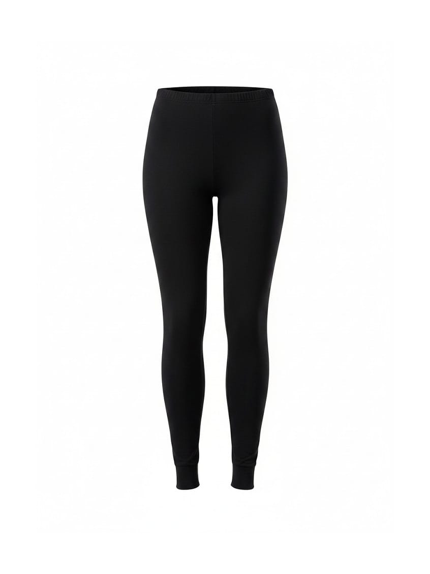 Black leggings on a white background