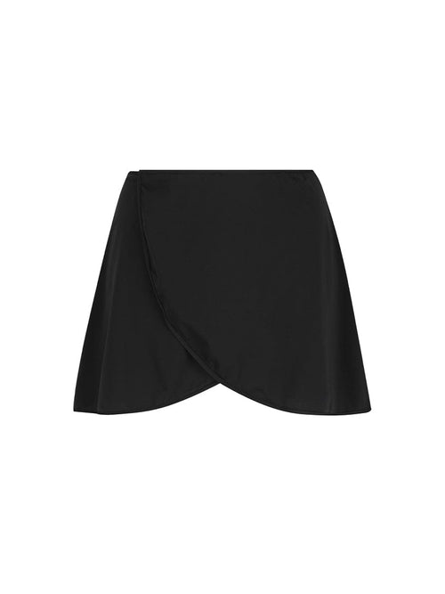 ghost mannequin black tulip style skirt