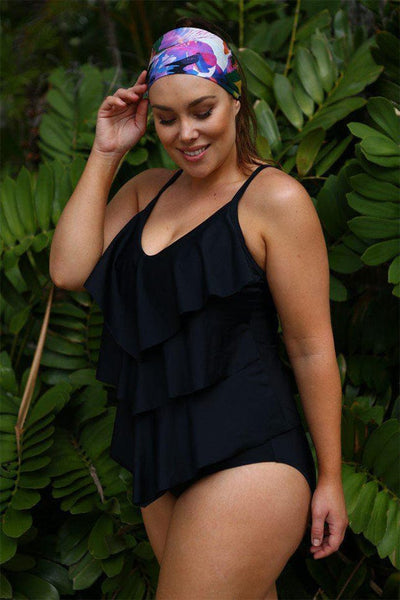 Black Plus Size Swimwear Australia 