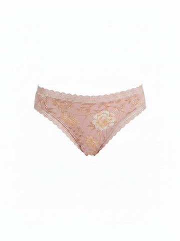 Blush Floral Everyday Bikini Brief Underwear