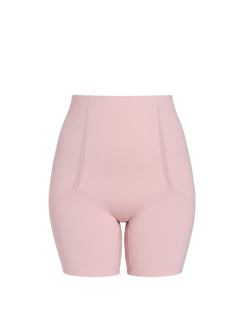 High waisted light pink sculpted short