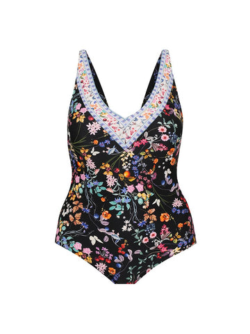 Madeira V Neck Underwire One Piece - NEW