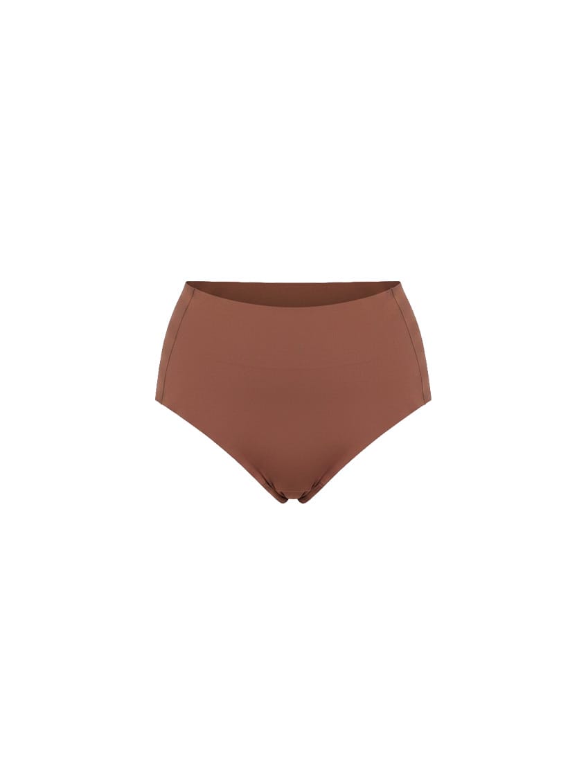 Brown high waisted g string