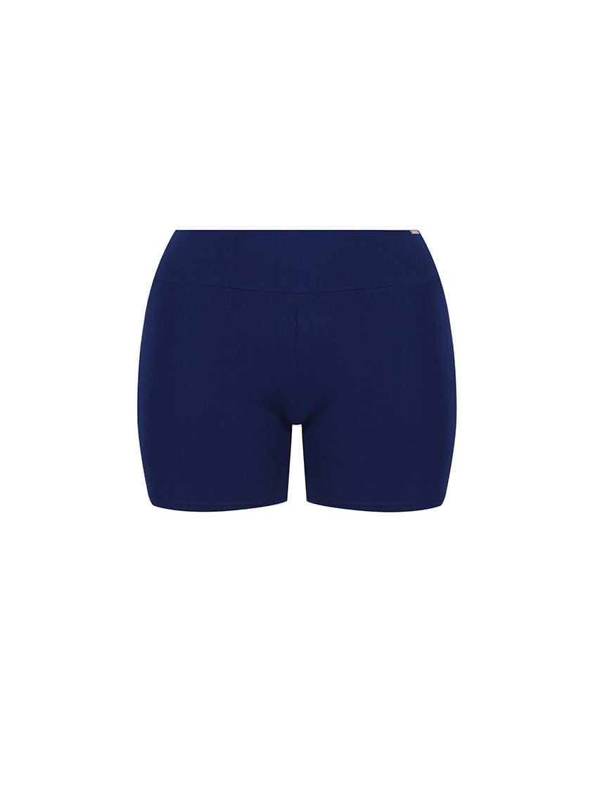 Ghost mannequin navy boyleg swim pant