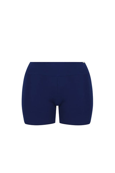 Ghost mannequin navy boyleg swim pant