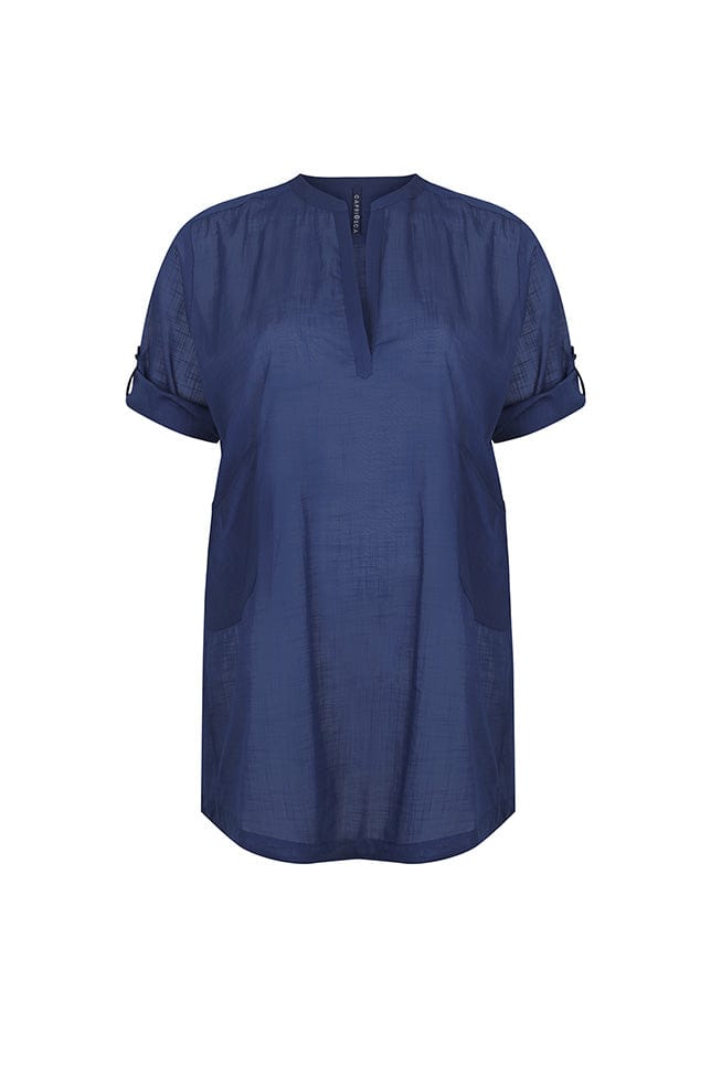 navy blue plus size kaftan