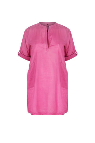 Cotton Overshirt Pink