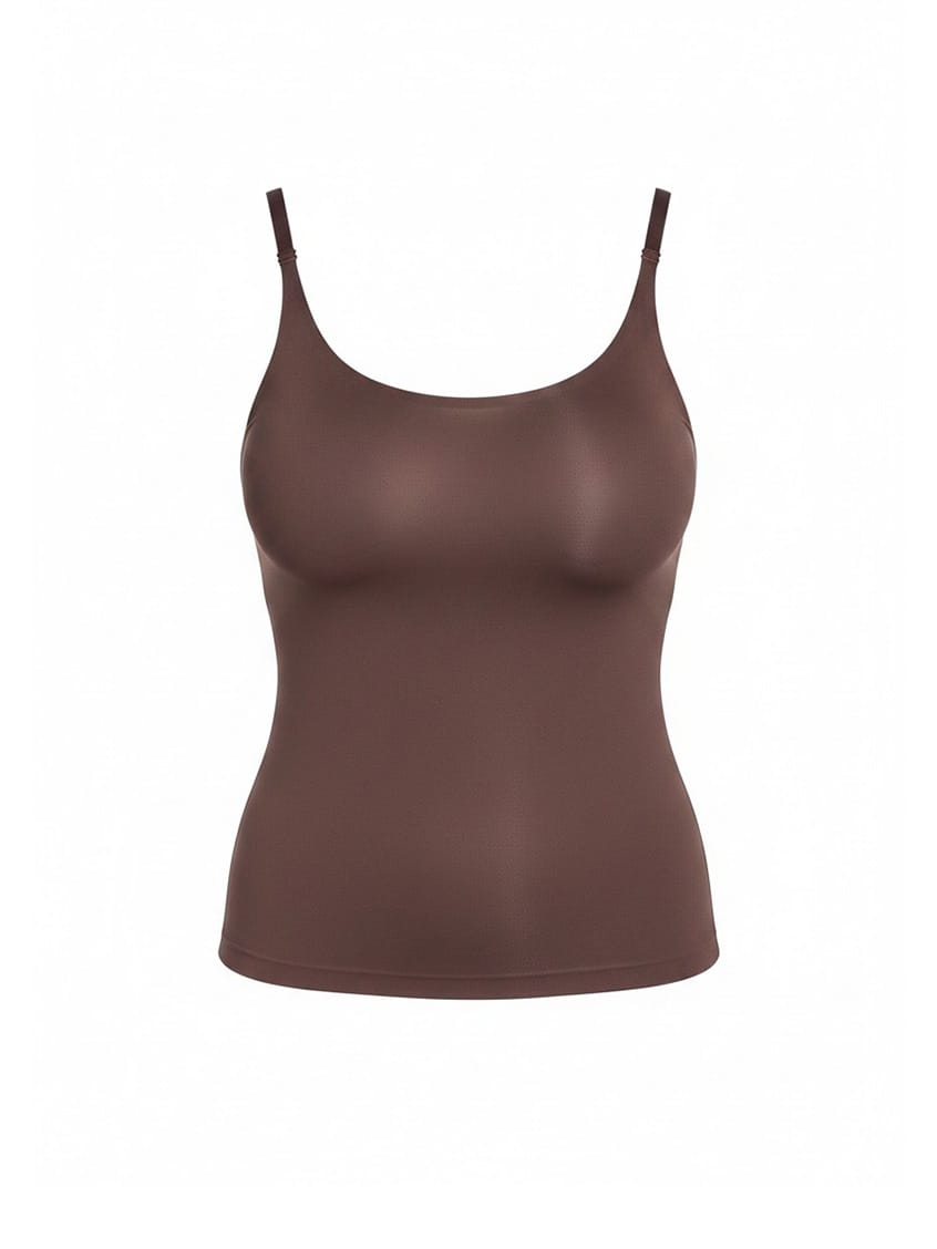 Brown camisole in espresso colour
