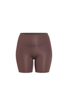 Brown shorts on a white background