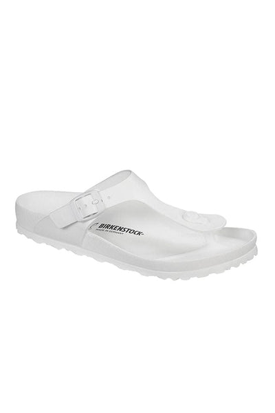 White womens t bar sandal