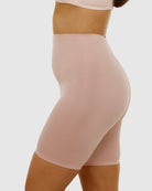 Light pink shapewear against a white background