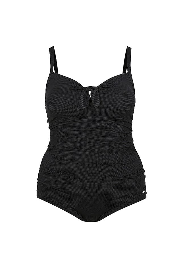 Honey Comb | Cute Black One Piece Swimsuit 