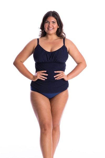 Honey Comb Navy | Plus Size Swimwear Brisbane Australia 