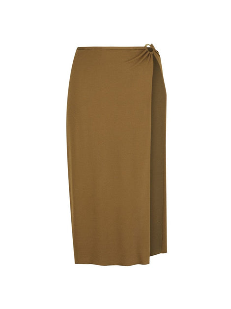 Honey Comb Zanzibar Maxi Split Skirt