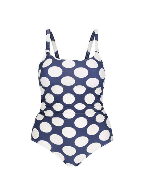 Large Polka Dot Tank One Piece