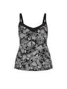 Mono paisley tankini top with underwire