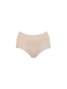 Beige high-waisted underwear m on a white background