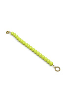 Yellow beaded handmade buildable necklace